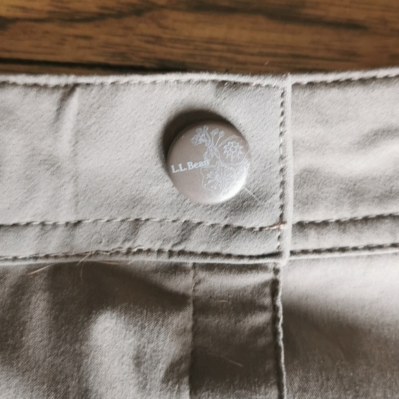 𝅺LL Bean Skort Grey Adjustable Waist Plus 16 - Picture 4 of 9